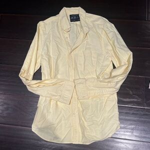 Yellow American eagle button down